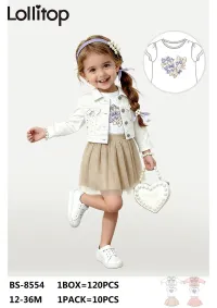 Sukienki dla Dziecięce od hurtownika odzieżowego Mondobimbo w Włochy