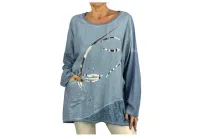 Mujer de Tops del mayorista de ropa CREA MODA en Italia